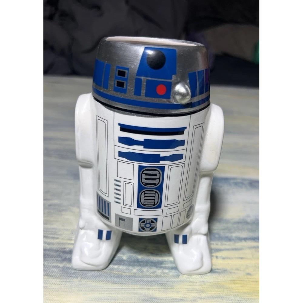 Star Wars R2-D2 Ceramic Sculpted Mug Typo Lucasfilm 7" Droid Coffee Cup